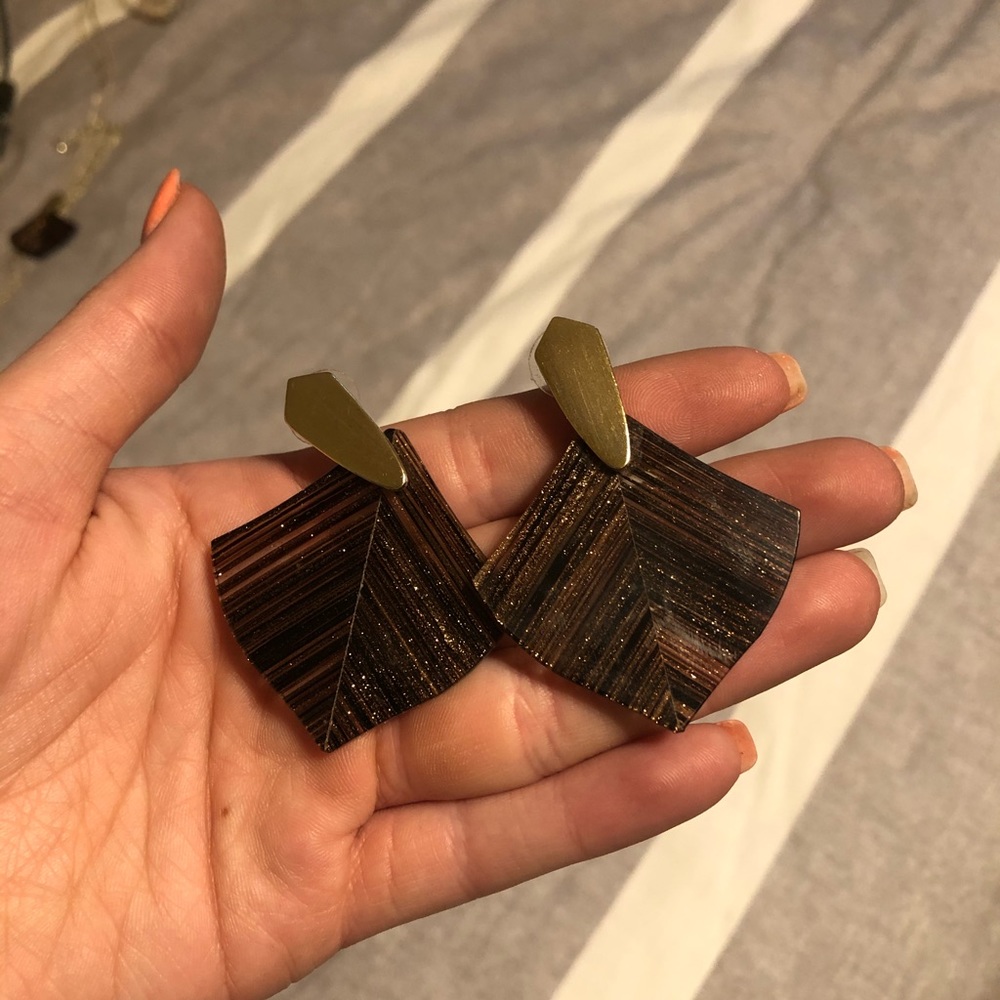 Kendra Scott LimitedEdition Brown Shimmer Earrings